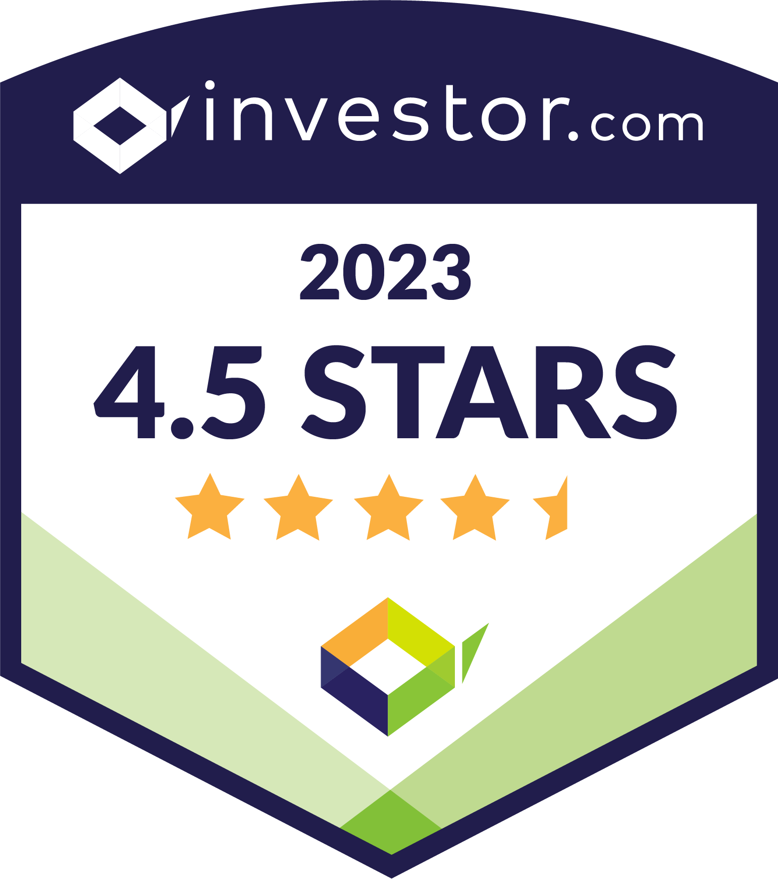 2023 Investor Rating Badge